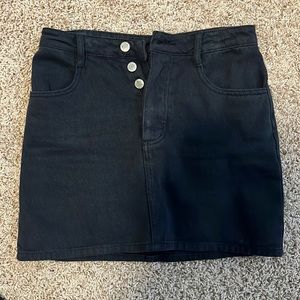 Black jean skirt- brand J. Galt